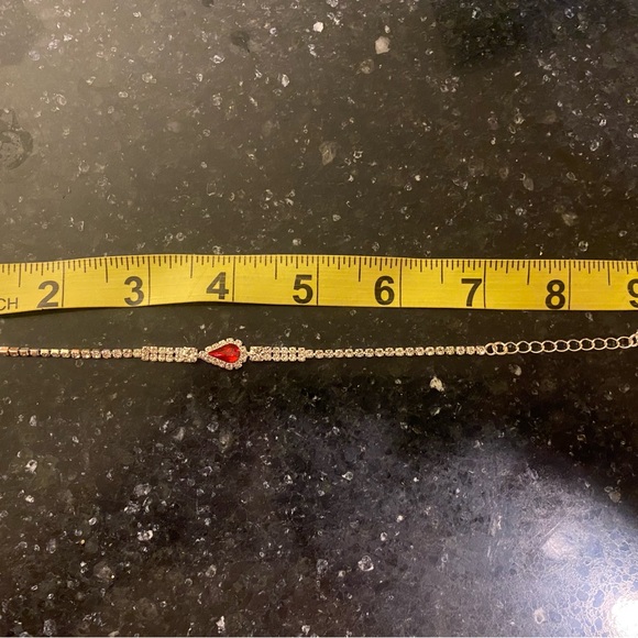 Ruby Red Earring, Bracelet and Necklace Set - Picture 8 of 8